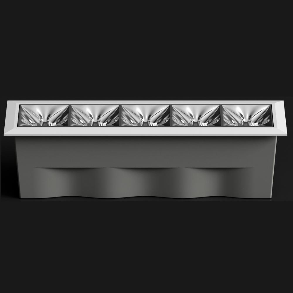 12W18W24W九宫格线条灯嵌入式LED筒灯线条灯9种光学任意组合