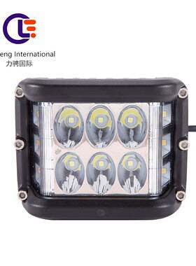 新款12LED车工作检修爆闪长排条工程卡车越野探照灯