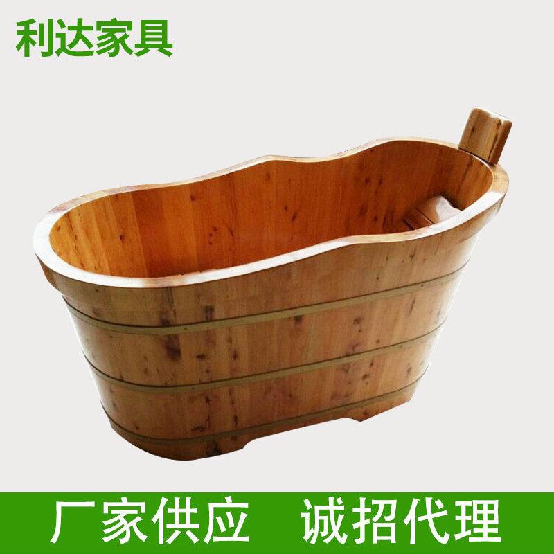 成都香柏木包边浴桶桑拿房熏蒸桶洗浴中心泡澡木桶成人木质洗浴桶