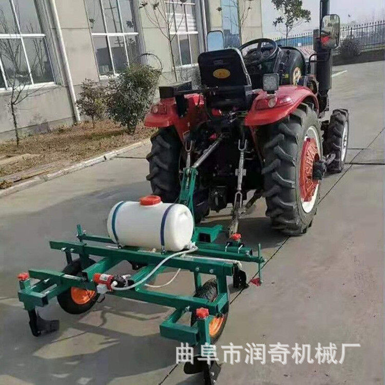 农用手扶覆膜机 自动上土铺膜机 可调节宽窄地膜机 盖薄膜机器