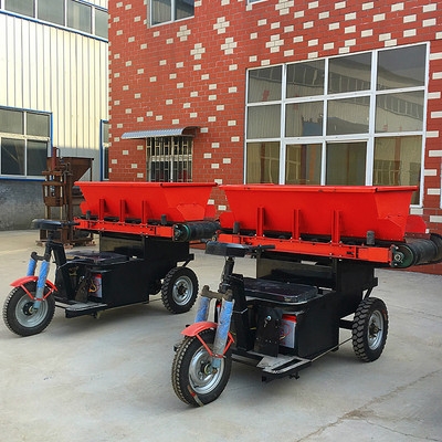 建筑工地灰斗车 厂用电动三轮小型工具车 沙子水泥混凝土卸料车