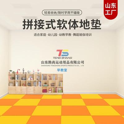 早教中心地垫幼儿园加厚软体儿童爬行垫室内拼接婴儿防摔垫爬爬垫
