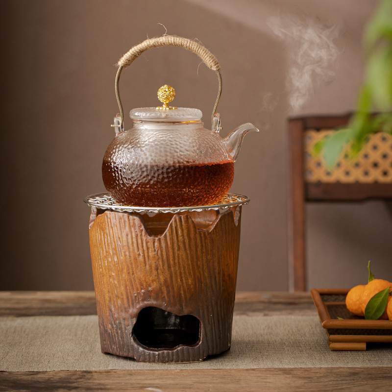 冬天围炉煮茶炭炉子炭火茶炉户外一套碳火茶壶烤茶煮茶器家用室内