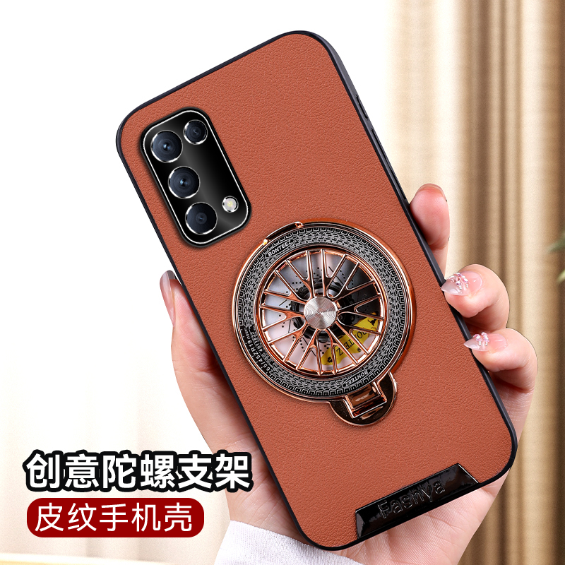 适用opporeno5手机壳reno5K保护皮套oppo镜头全包k5g防摔5G硅胶软壳reon55g男女高级感reon新款5k外壳创意带