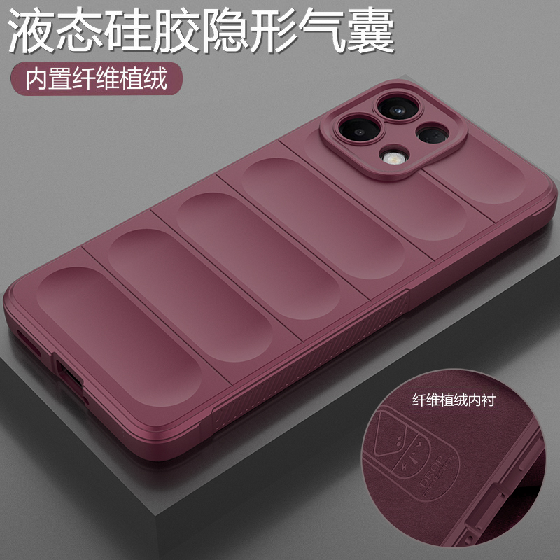 适用oppok12s液态硅胶气囊手机壳