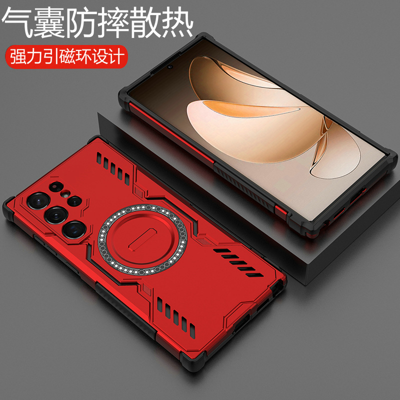 适用三星S22ultra气囊防摔散热壳