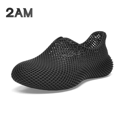 2AM潮鞋 时尚3D打印鞋科技一体鞋网面晶格透气厚底休闲鞋缓震男鞋