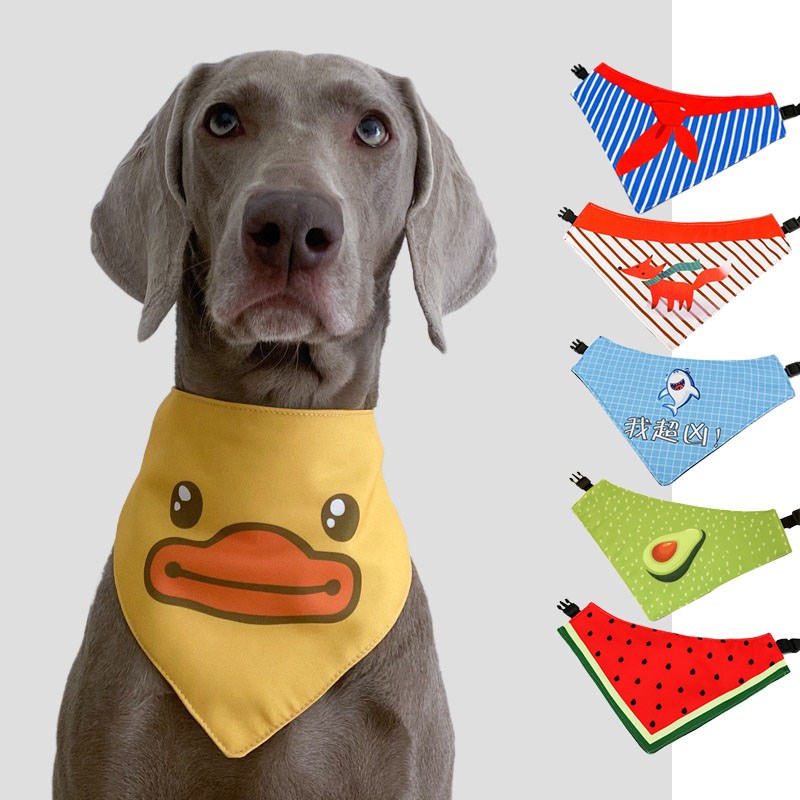 宠物狗狗口水巾三角巾围兜围巾大中小型犬猫咪围脖围嘴围兜三角巾