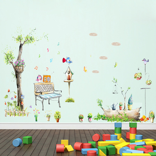 装扮教室的装饰品墙面装饰音乐房幼儿园音乐区幼大班环境布置墙贴