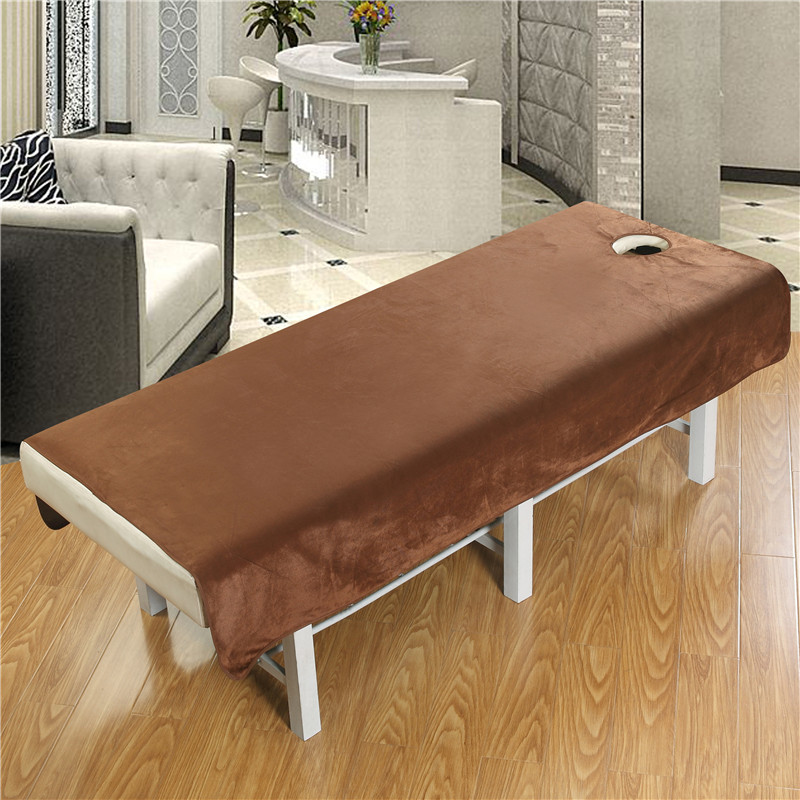 美容床单 美容院四件套床单短毛绒推拿按摩专用超柔加厚毛巾床单