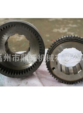 矿山机械配件内外齿套现货供应 皮带机配件SD80SD150内外齿套锻造