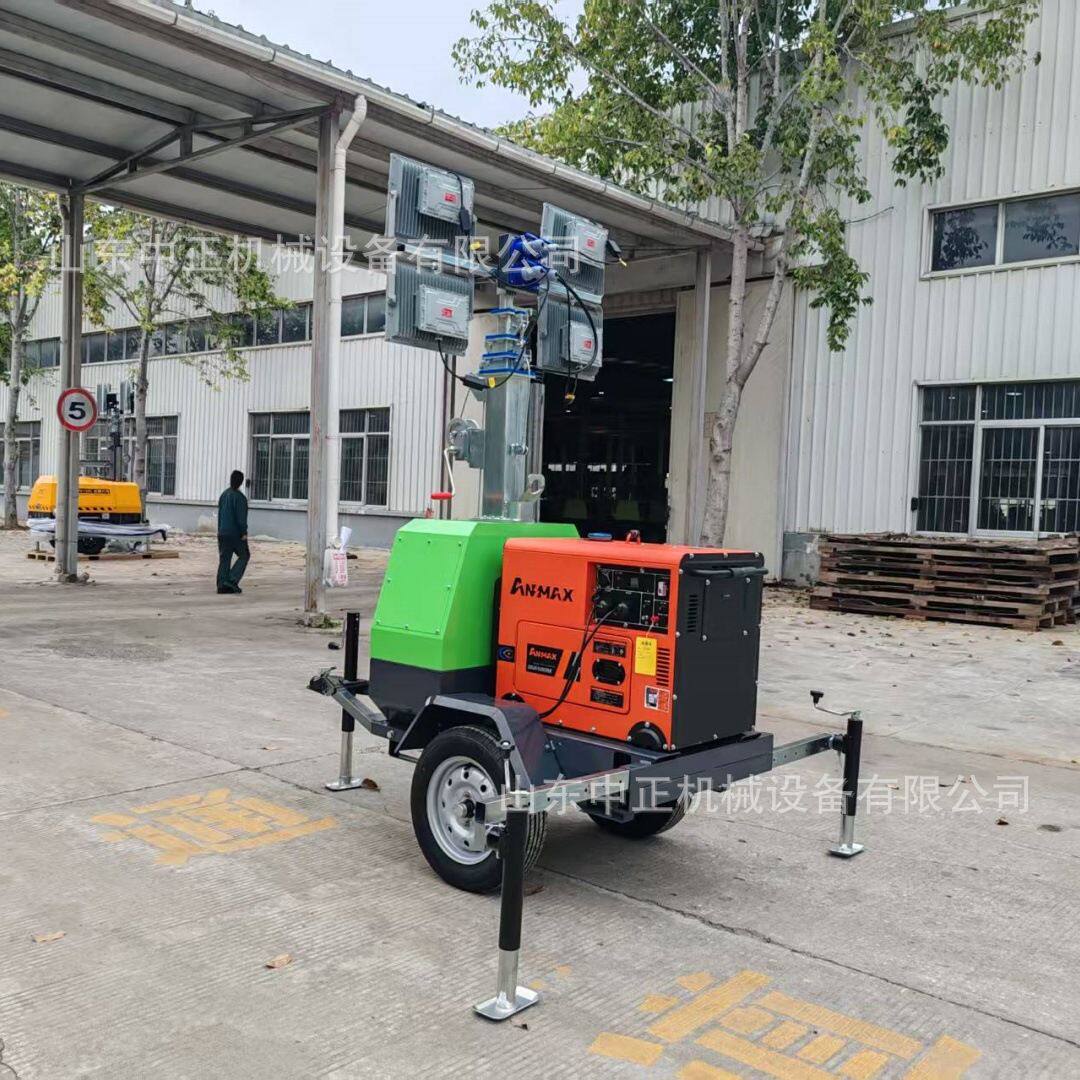 42小时长久高亮度照明灯组  拖车式经久耐用金属卤素灯组