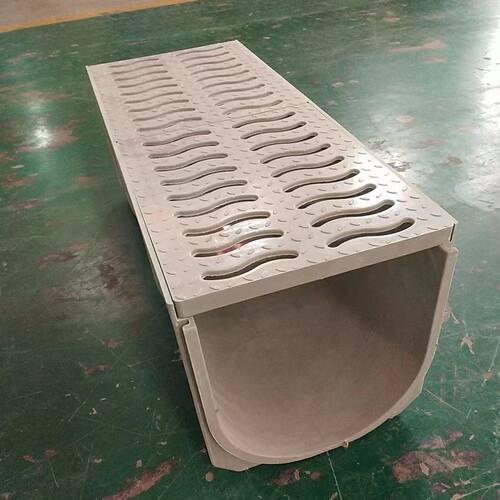 玻璃钢排水沟U型槽成品导流槽市政工程小区庭院排水沟槽35*35*100