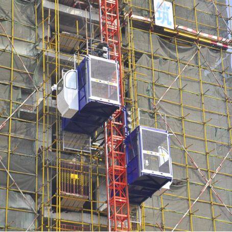 施工电梯100m 单笼1吨施工升降机SC100 construction elevator