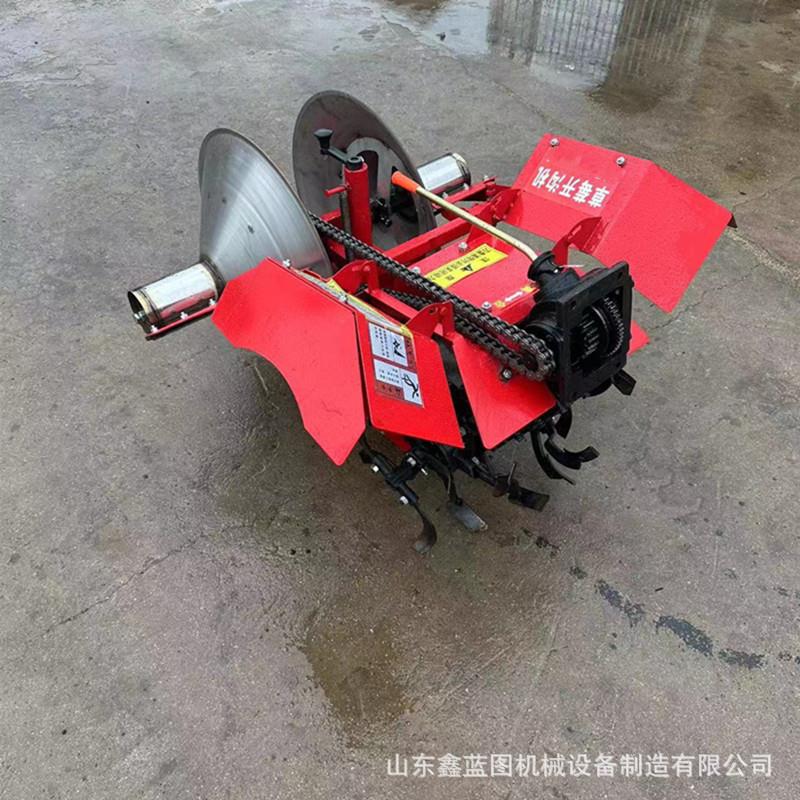 柴油水冷开沟培土机 草莓地圆盘起垄机 自走式果园菜园筑梗打垄机