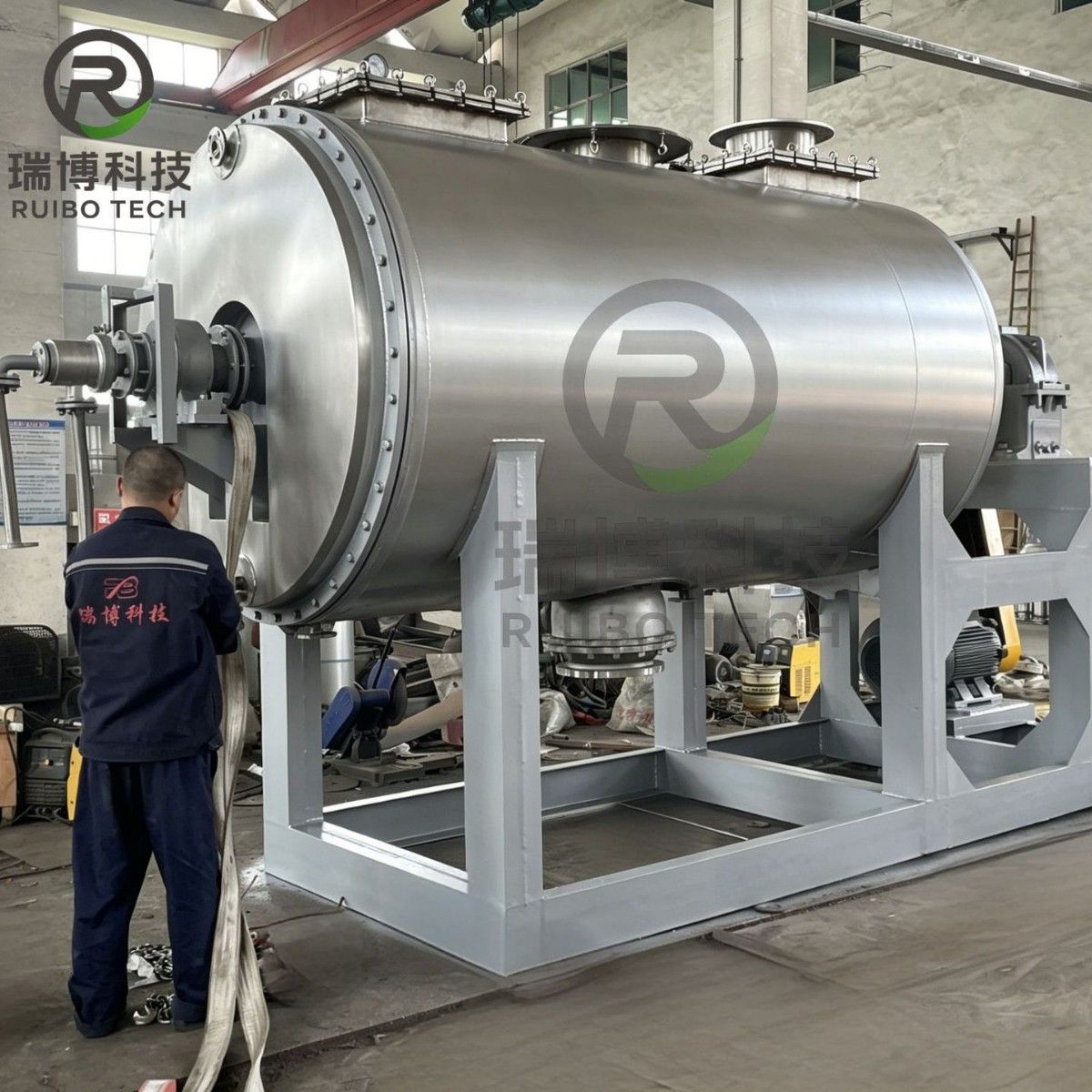 真空型耙式干燥机 化工膏糊状物料液态物料低温真空烘干设备