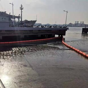 近海岸水面警戒线用浮筒 直径40cm海岸线挂网勘界浮体