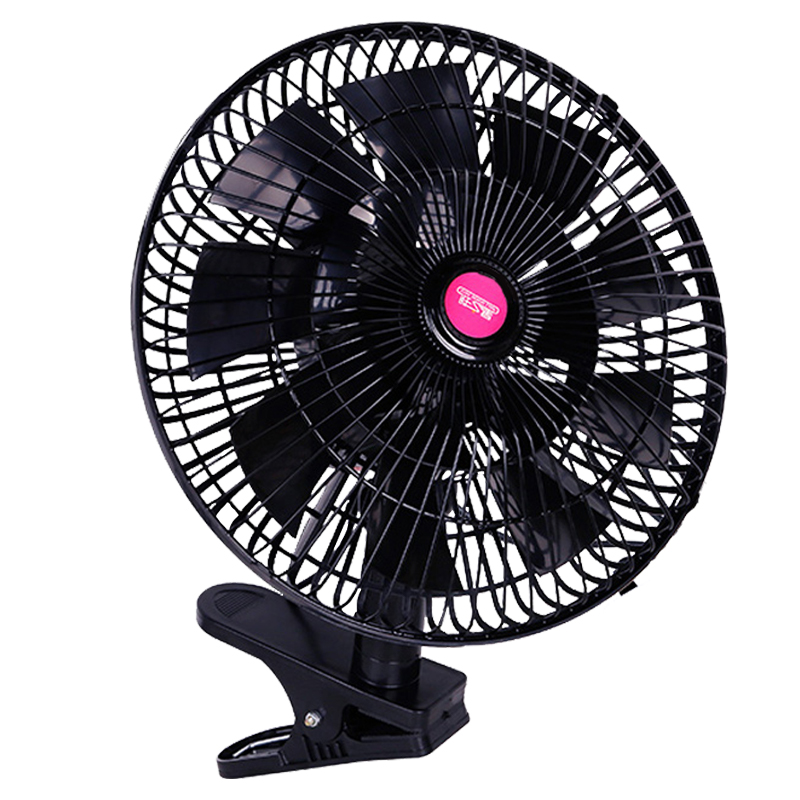 双电机车载风扇24v大货车12v伏汽车内用三轮车吸顶强力车截电风扇