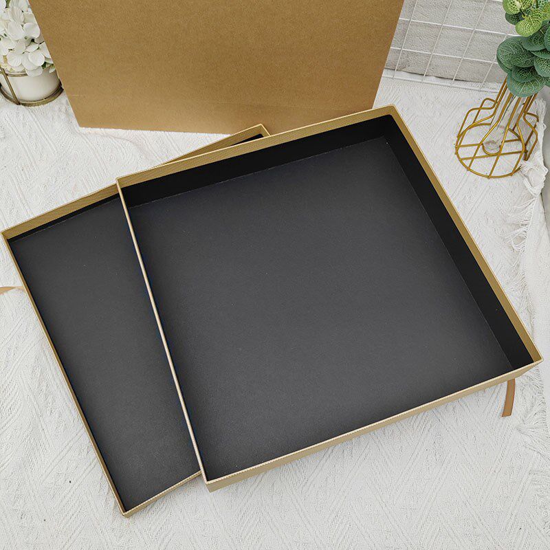 礼品盒超大号高档画册画框包装盒礼袋正方形生日礼物盒礼盒空盒子