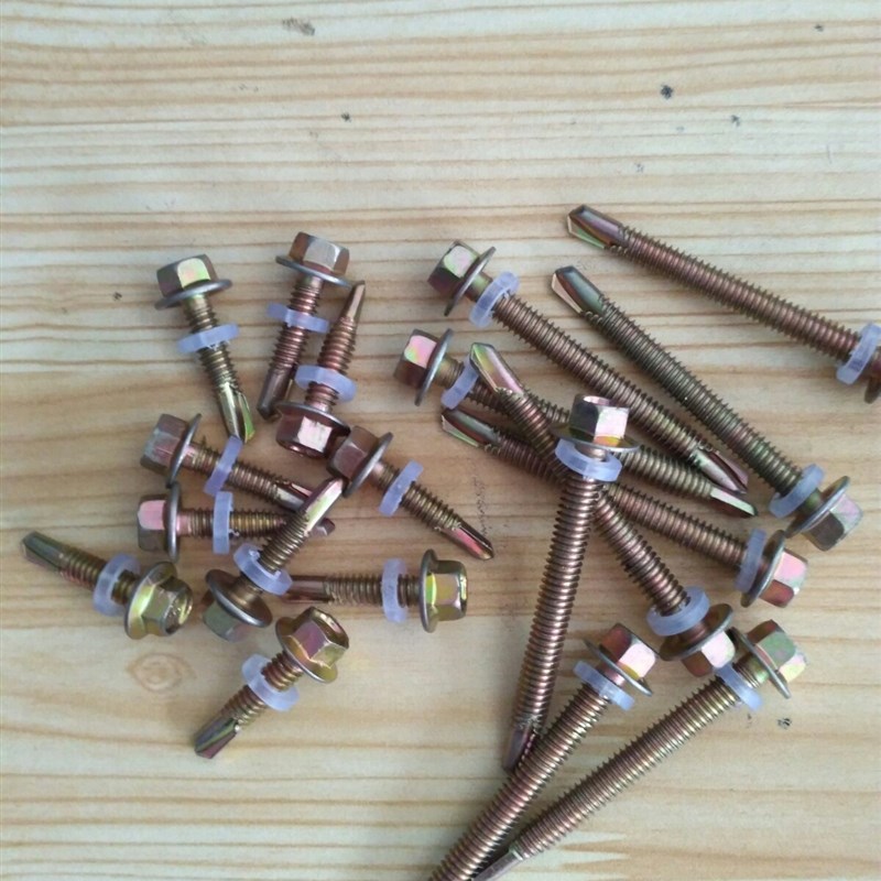 包邮北塔沉头十字钻尾钉燕尾自钻螺丝彩钢瓦铁皮丝平头自攻m4.2