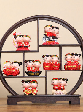 树林丰创意结婚礼物送闺蜜新婚礼品 实用朋友婚庆房卧室家居摆件