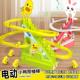 新款 小鸭子自动爬楼梯充电动滑梯轨道儿童玩具男女孩宝宝抬头训练