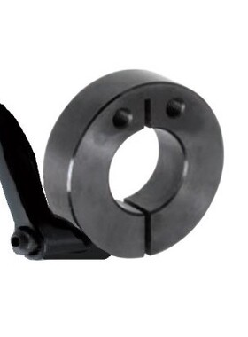 FBL21铝合金快速夹紧固定环锁紧带把手侧面安装孔夹具45钢轴止推