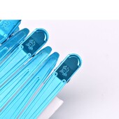 彩色铝发夹加长轻巧专业美发鸭嘴夹影楼手推波夹子大号长嘴分区夹