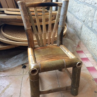 竹制品竹椅竹凳子小方凳 手工竹编小板凳茶室凳 居家餐椅木椅家具