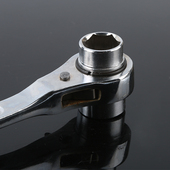 尖尾棘轮扳手快速双向套筒扳手多功能两用梅花六角架子电木工扳手