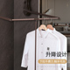 衣帽间升降挂衣杆缓冲伸缩拉杆挂衣架衣通衣橱五金配件衣柜下拉式