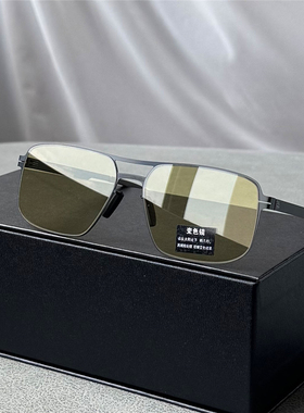 男士墨镜变色尼龙高清太阳镜偏光墨镜日夜两用防远光灯增亮轻薄