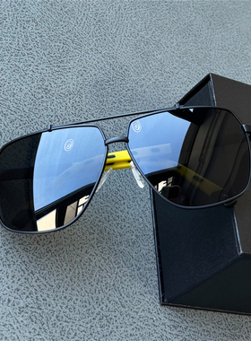 高档男士偏光太阳镜方形墨镜高清商务男款太阳眼镜驾驶镜硅胶镜腿
