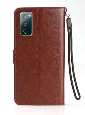 适用三星Galaxy S20 FE 5G手机壳皮夹S20 FE外壳翻盖SM-G7810保护套6.5英寸smg7810插卡samsung防摔SM一G7810