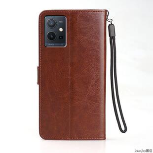 适用IQOOU5E手机壳皮夹iQOOU5e外壳翻盖VIVOV2197A保护套6.51英寸iq00U5e钢化膜ⅰqooU5e全包艾酷U5e潮女爱酷