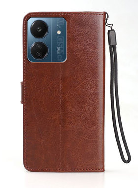 适用小米23100RN82L手机壳皮夹红米13C 4G外壳翻盖小米22126RN91Y保护套6.74英寸小米23106RN0DA防摔小米2310