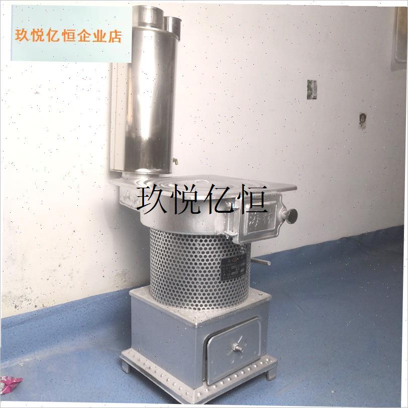 不锈钢烟囱10厘水壶取暖炉柴火炉节能特大容量加厚X穿心管烟管水,