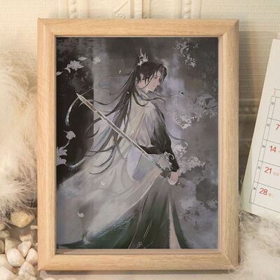 成毅狐妖小红娘照片相框王权富贵周边海报卧室创意摆件新款装饰画