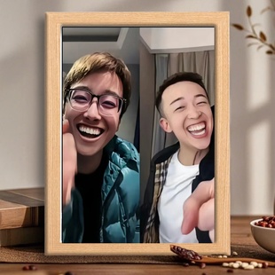 陈泽周边照片相框摆件小手一指宿舍桌面摆台搞笑装饰油画菜就多练