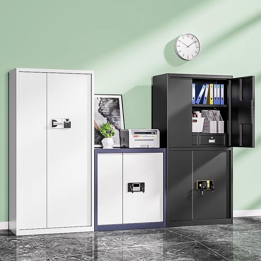 电子保密柜办公室指纹锁文件柜财务密码储物柜带锁资料档案柜厂家
