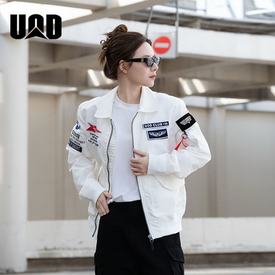 春秋季翻领夹克刺绣棒球服