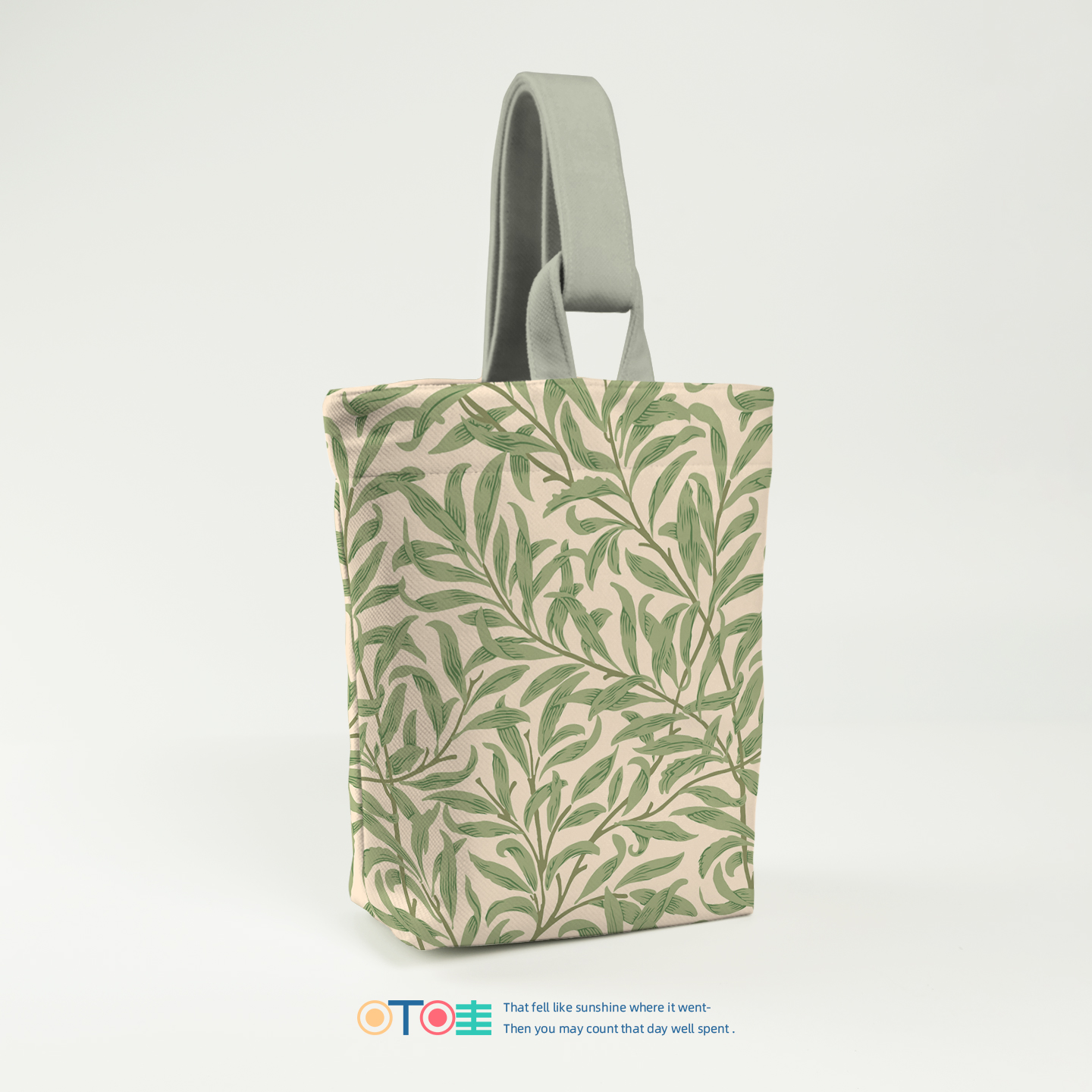 莫里斯叶子艺术感手拎包