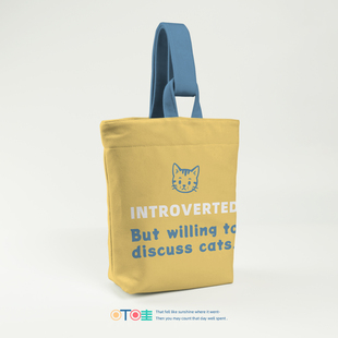 内向但愿意谈论猫咪夏天散步小包猫奴铲屎官水桶包遛弯轻便手拎包