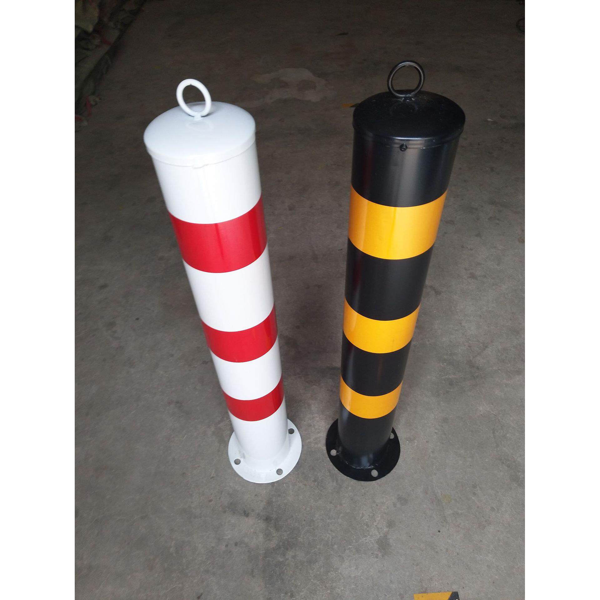 交通安全设施路桩警示柱红白80厘米公分铁立柱分道柱反光铁立柱批