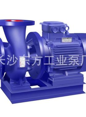 供应湘楚东方立式管道离心泵ISW250-315蓝色多颜色大流量厂价