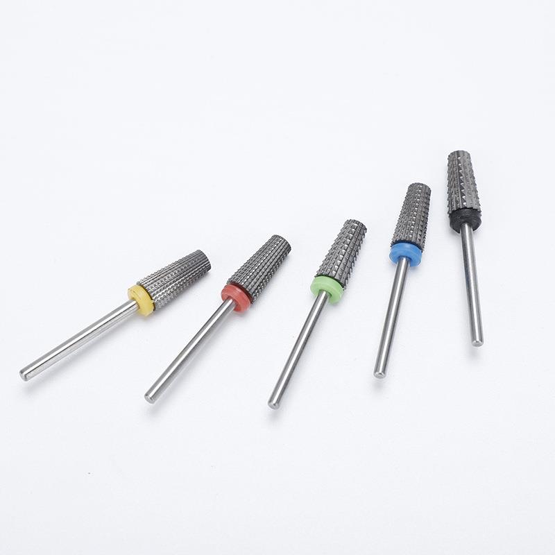 俄式前置处理去死皮刻磨指甲卸甲钨钢打磨头美甲打磨机磨头钻头