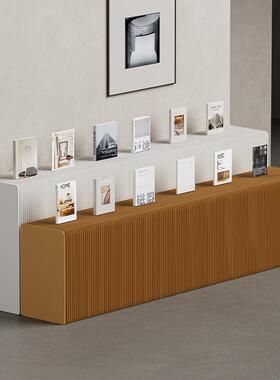 白色折叠纸中岛展示柜饰品展示陈列感便携产品展示台