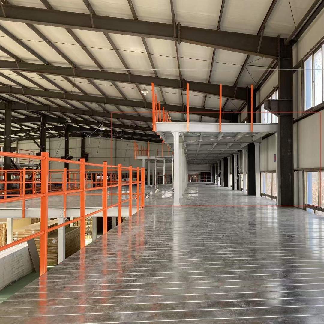 钢平台架阁楼钢平台仓储大型重型货架钢结构平台方案设计详情