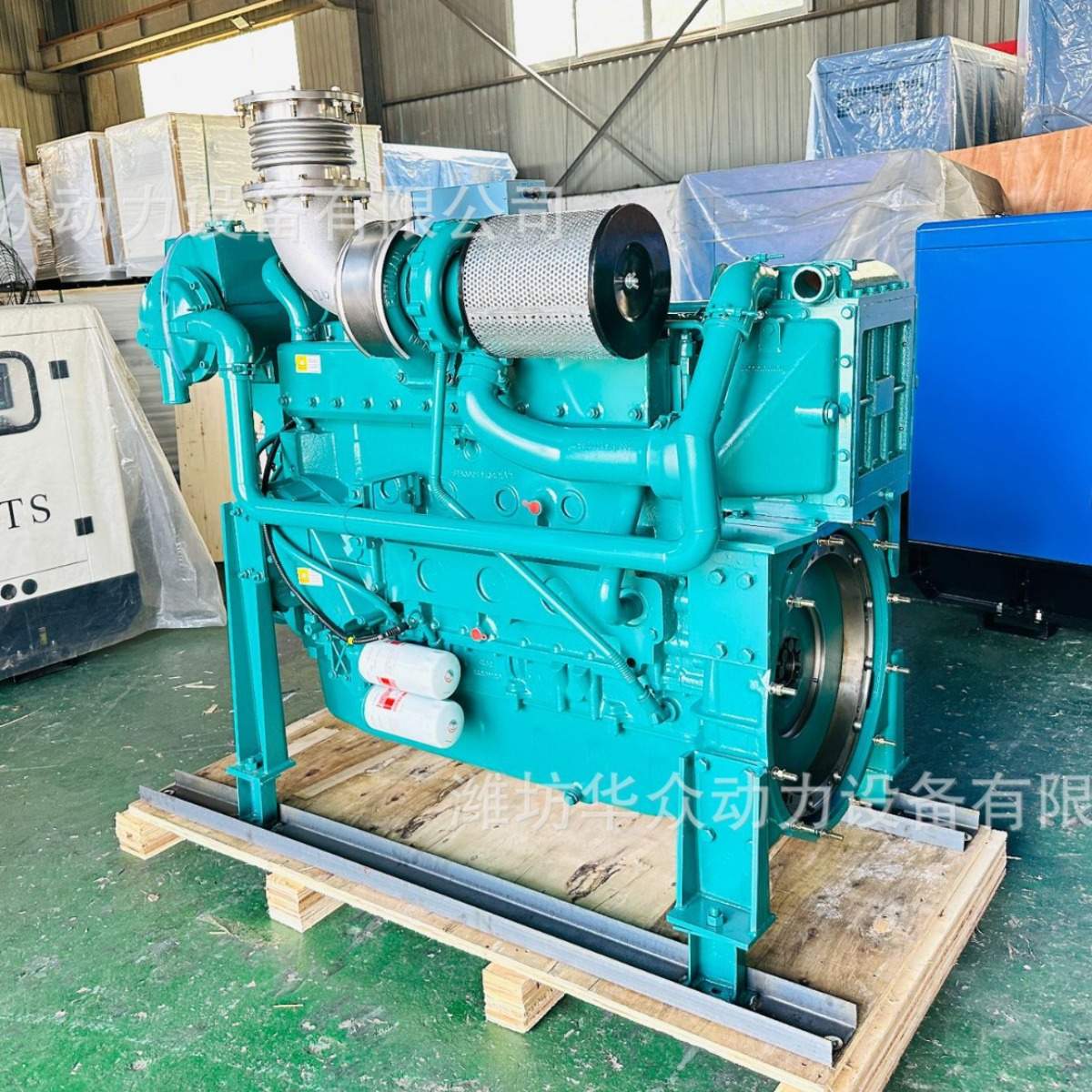 潍船用300 350 马力柴油机船舶动力WP10CWP12C船用发动机船用主机