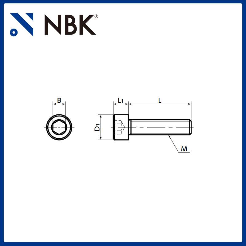 NBK SNSIV超因瓦合金内六角圆柱头螺栓 超殷钢低膨胀紧固件螺丝